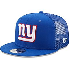 New York Giants New Era Happy Camper A-Frame Trucker 9FORTY Snapback Hat -  Khaki/White