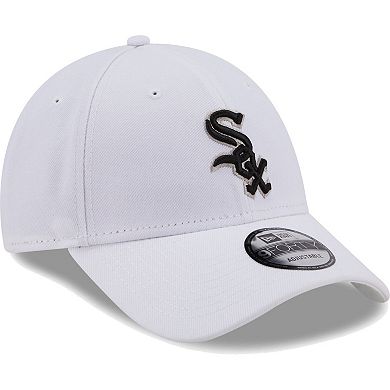 Men's New Era White Chicago White Sox League II 9FORTY Adjustable Hat