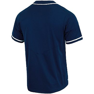 Men's Nike Navy UConn Huskies Replica Full-Button Baseball Jersey