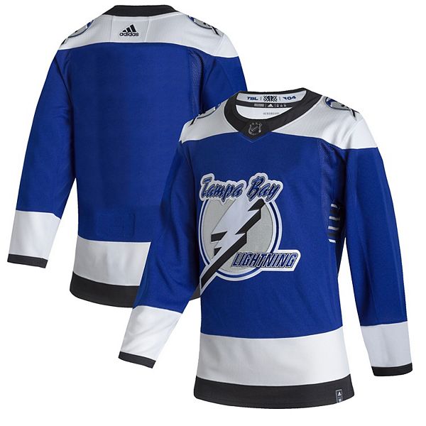 Tampa Bay Lightning Adidas Authentic Home NHL Hockey Jersey with 2020