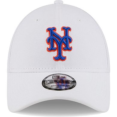 Men's New Era White New York Mets League II 9FORTY Adjustable Hat