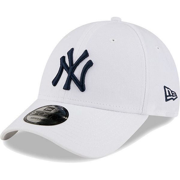 Men's New Era White New York Yankees League II 9FORTY Adjustable Hat