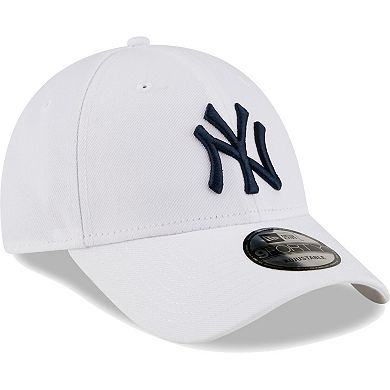 Men's New Era White New York Yankees League II 9FORTY Adjustable Hat