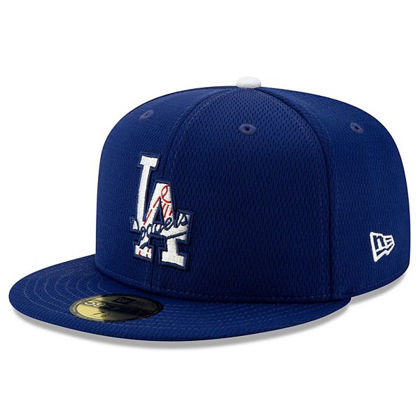 Youth New Era Royal Los Angeles Dodgers 2021 Batting Practice 59FIFTY Fitted Hat