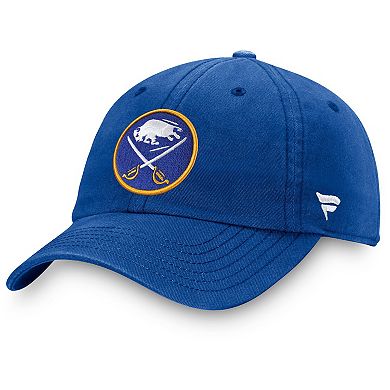 Men's Fanatics Branded Royal Buffalo Sabres Core Primary Logo Adjustable Hat