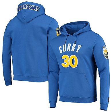 Men's Pro Standard Stephen Curry Royal Golden State Warriors Player Pullover Hoodie