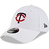 Men's New Era White Minnesota Twins League II 9FORTY Adjustable Hat