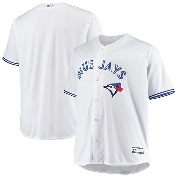 Men's White Toronto Blue Jays Big & Tall Home Replica Team Jersey