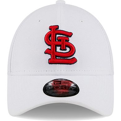 Men's New Era White St. Louis Cardinals League II 9FORTY Adjustable Hat