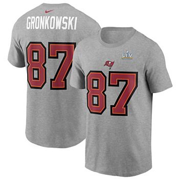 Men's Nike Rob Gronkowski Heathered Gray Tampa Bay Buccaneers