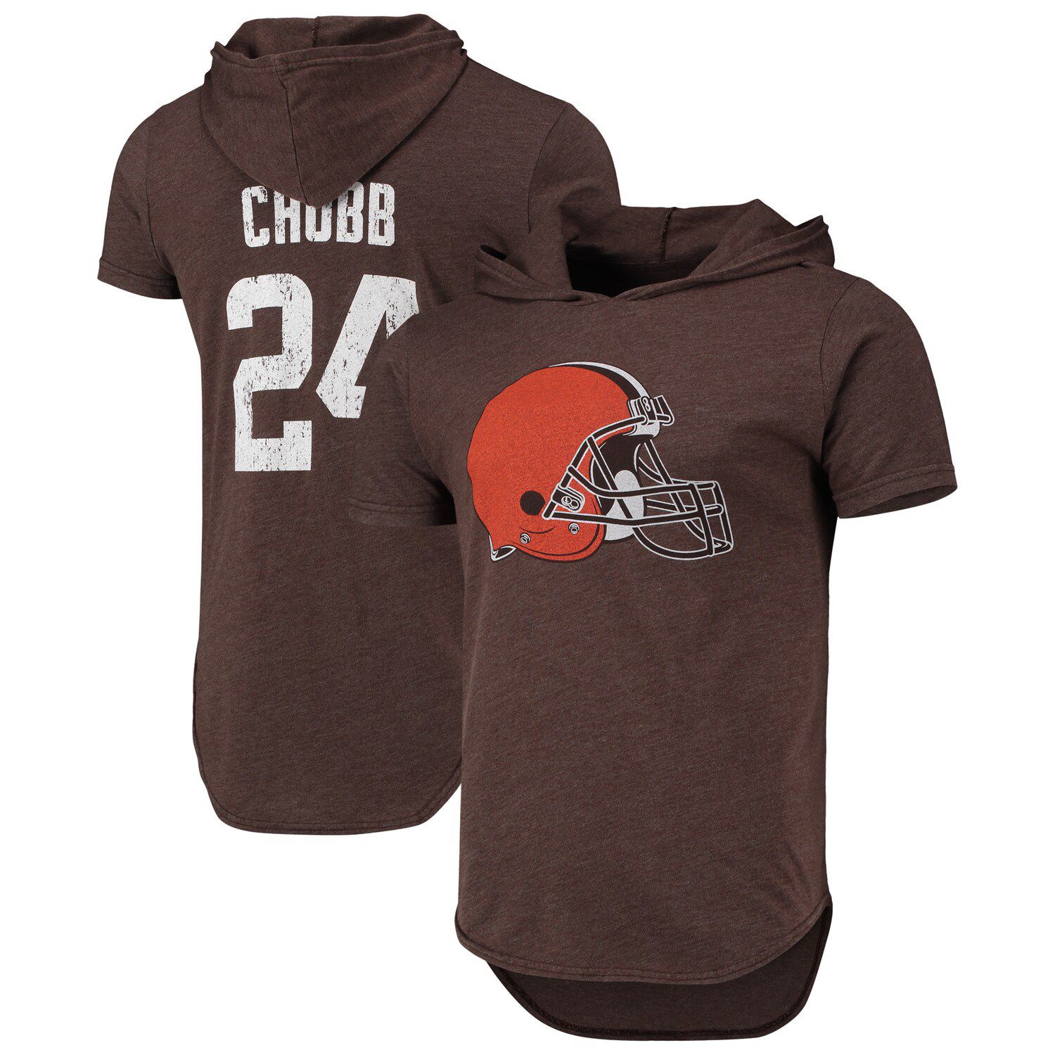 Nick Chubb Cleveland Browns Youth Mainliner Player Name & Number T-Shirt -  Brown