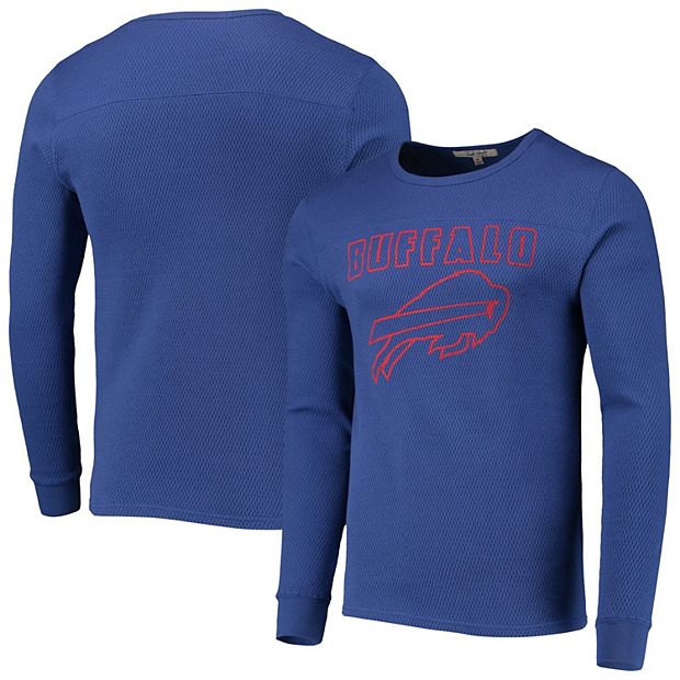 Buffalo Bills Royal Blue With Helmet Long Sleeve Shirt