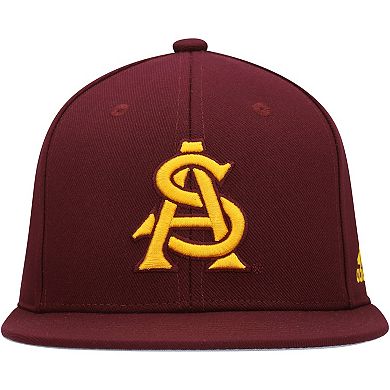 Men's adidas Maroon Arizona State Sun Devils On-Field Baseball Fitted Hat