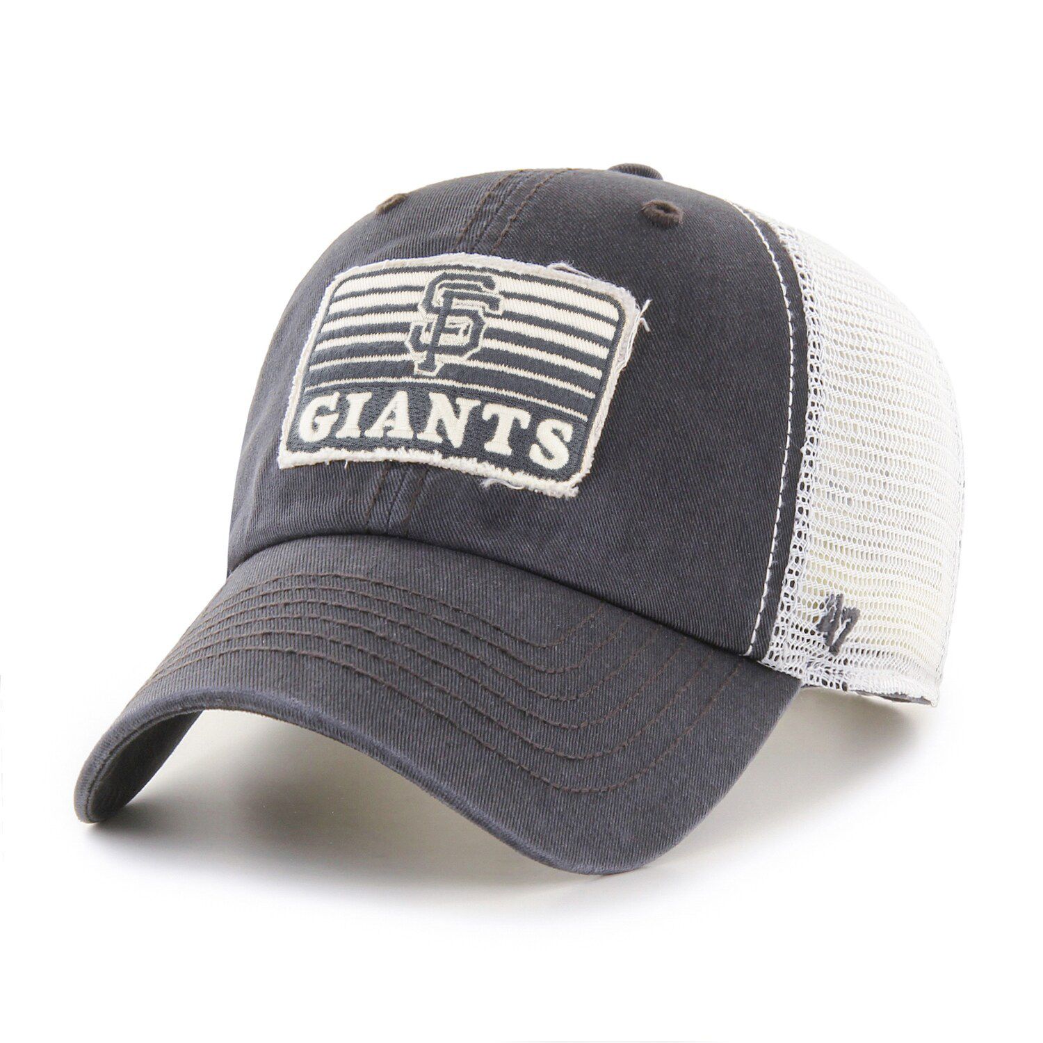 Image for Unbranded Men's '47 Black San Francisco Giants Lake Shore Patch Clean Up Trucker Snapback Hat at Kohl's.