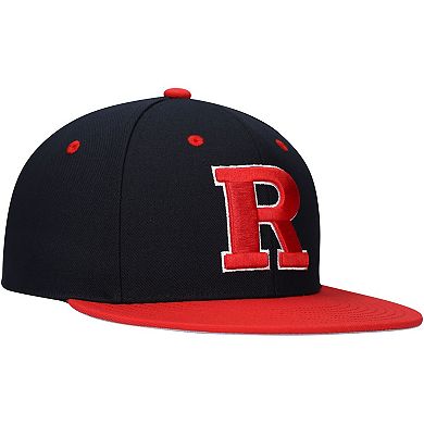 Men's adidas Black Rutgers Scarlet Knights On-Field Baseball Fitted Hat