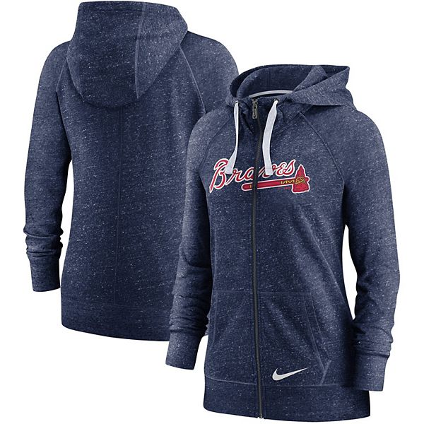 Nike Gym (MLB Atlanta Braves) Women's Full-Zip Hoodie