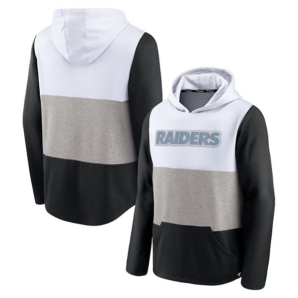 Men's Nike Black Las Vegas Raiders Sideline Athletic Stack Performance Pullover Hoodie Size: Small