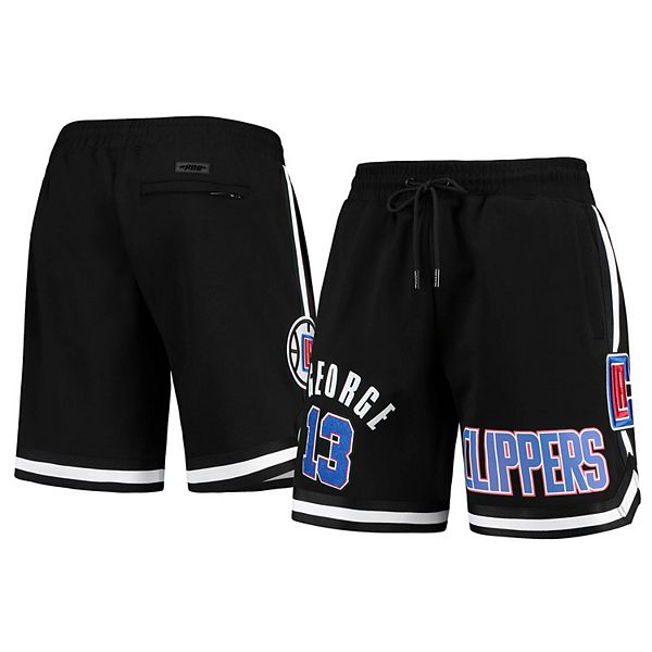 Men's Pro Standard Paul George Black La Clippers Team Player Shorts Size: Large