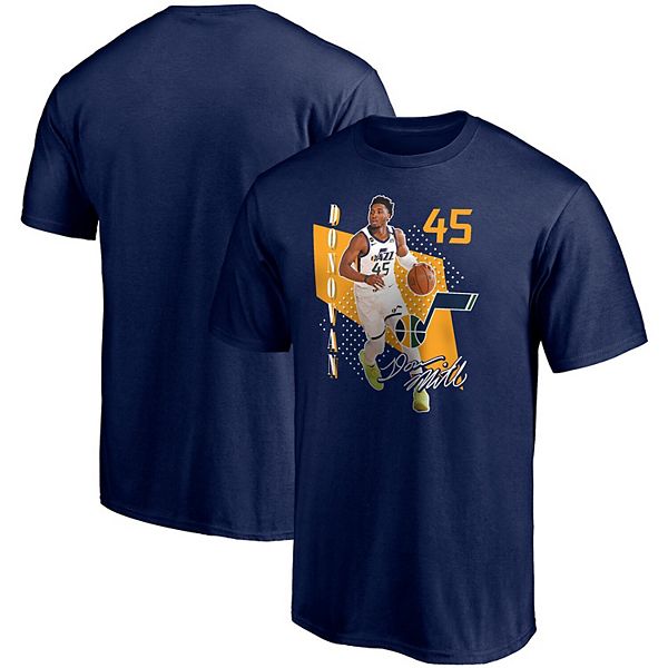 Men's Fanatics Branded Donovan Mitchell Navy Utah Jazz Pick & Roll T-Shirt