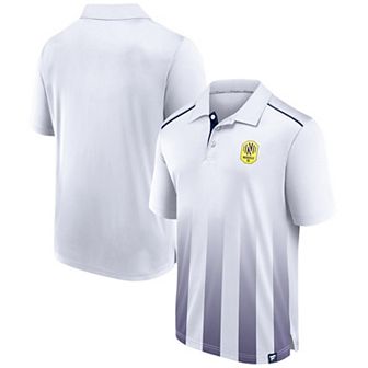 Men's Fanatics Branded White Nashville SC Line Up Fade Polo