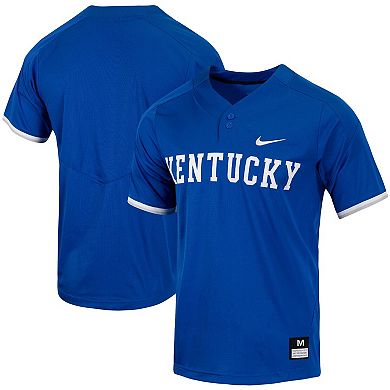 Men's Nike Royal Kentucky Wildcats Replica Vapor Elite Two-Button Baseball Jersey