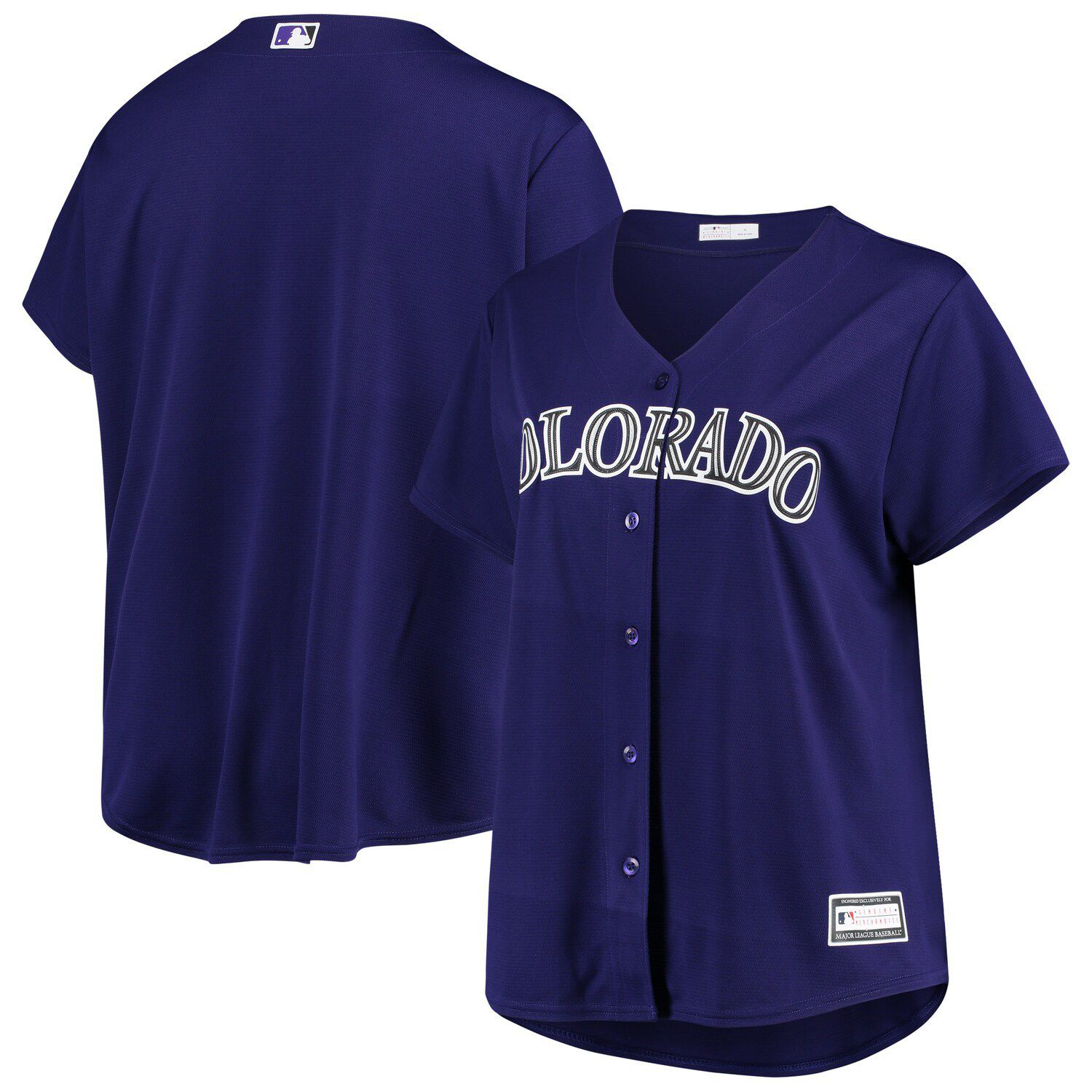  Colorado Rockies Men's Big & Tall Team Wordmark T