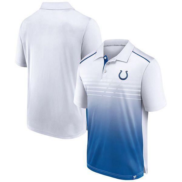 Men's Fanatics Branded White Indianapolis Colts Team Fade Polo