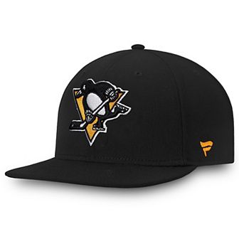 Men's Fanatics Branded Black Pittsburgh Penguins Core Primary Logo Fitted Hat