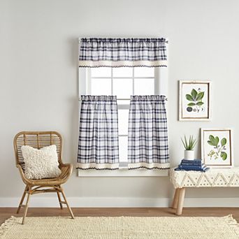 Curtainworks Seaton Rod Pocket Tier Pair