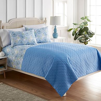 Shavel Home Seersucker 6-In-1 Quilt Set with Shams