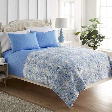 Shavel Home Seersucker 6-In-1 Quilt Set with Shams