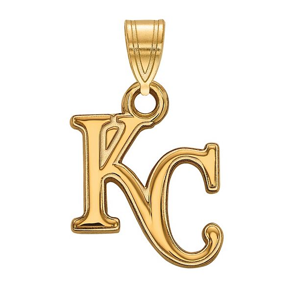 14K Yellow Gold MLB LogoArt St. Louis Cardinals S&L Small Pendant with Necklace