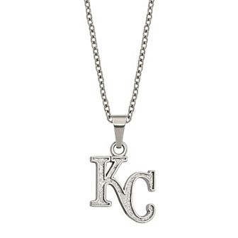 LogoArt Stainless Steel Kansas City Royals Pendant Necklace
