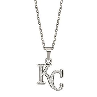 LogoArt Stainless Steel Kansas City Royals Pendant Necklace