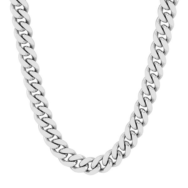 Stainless Steel Curb Link Chain Necklace