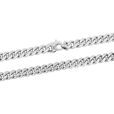 Stainless Steel Curb Link Chain Necklace