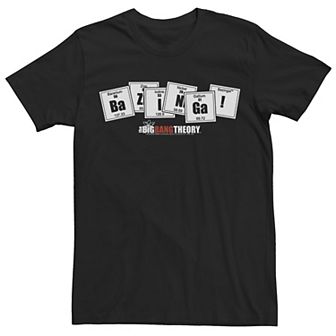Big & Tall The Big Bang Theory Bazinga Periodic Tiles Tee