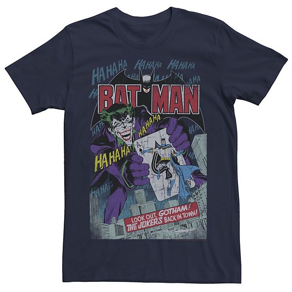 Big & Tall DC Comics Batman & Joker Comic Cover Tee