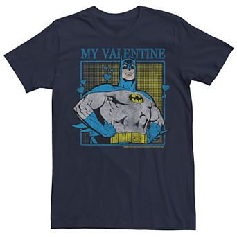 Big & Tall DC Comics Batman "My Valentine" Comic Portrait Tee