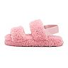 Olivia Miller Lady In Plush Girls' Faux-Fur Slippers