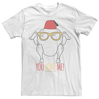 Big & Tall Friends TV Show Turkey "You Love Me!" Tee