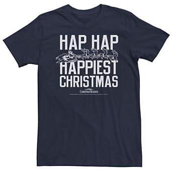 Big & Tall National Lampoon's Christmas Vacation Happiest Christmas Tee
