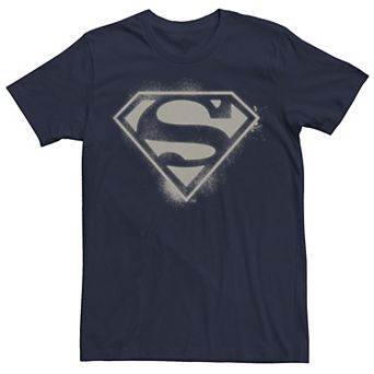 Big & Tall DC Comics Superman Spray Paint Logo Tee