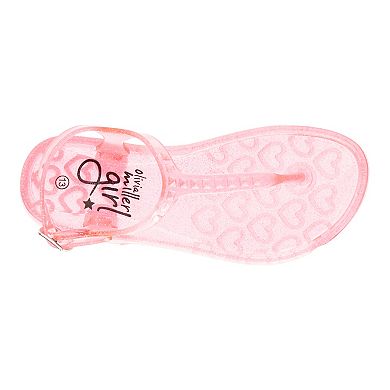 Olivia Miller Princess Girls' Jelly Sandals