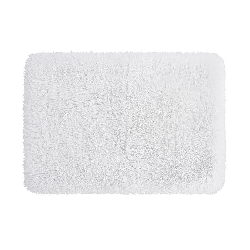 Koolaburra by UGG Astra Faux Fur Bath Rug, White, 20X30