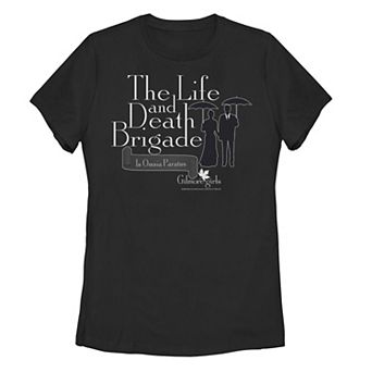 Juniors' Gilmore Girls Life Death Graphic Tee