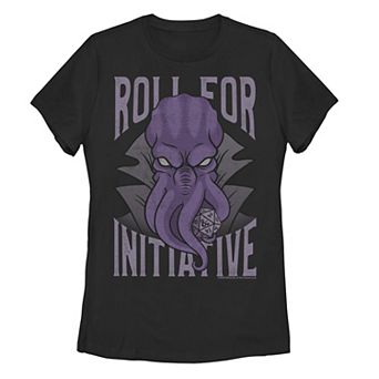 Juniors' Dungeons & Dragons Illithid Roll For Initiative Graphic Tee