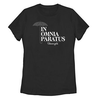 Juniors' Gilmore Girls In Omnia Paratus Graphic Tee