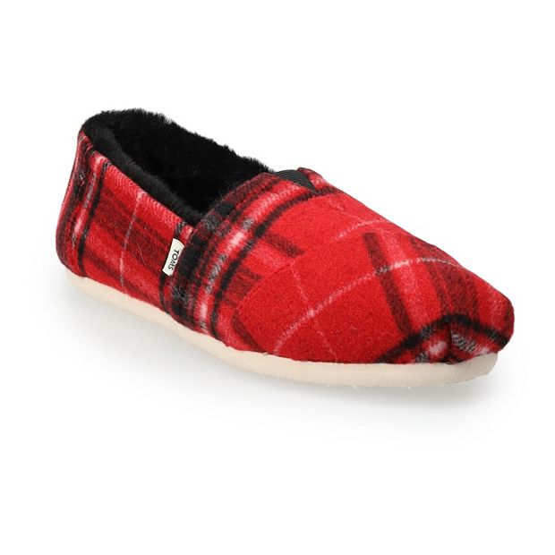 Toms women's sale plaid shoes