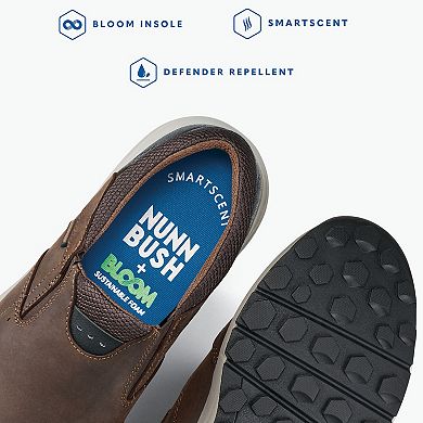 Nunn Bush® Excursion Men's Waterproof Leather Slip-On Shoes